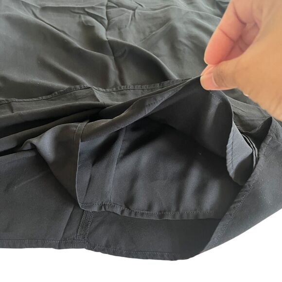 Lulus Chic of Perfection Black Shift Dress Womens Sz. Small Short Sleeve Neutral - Picture 6 of 10